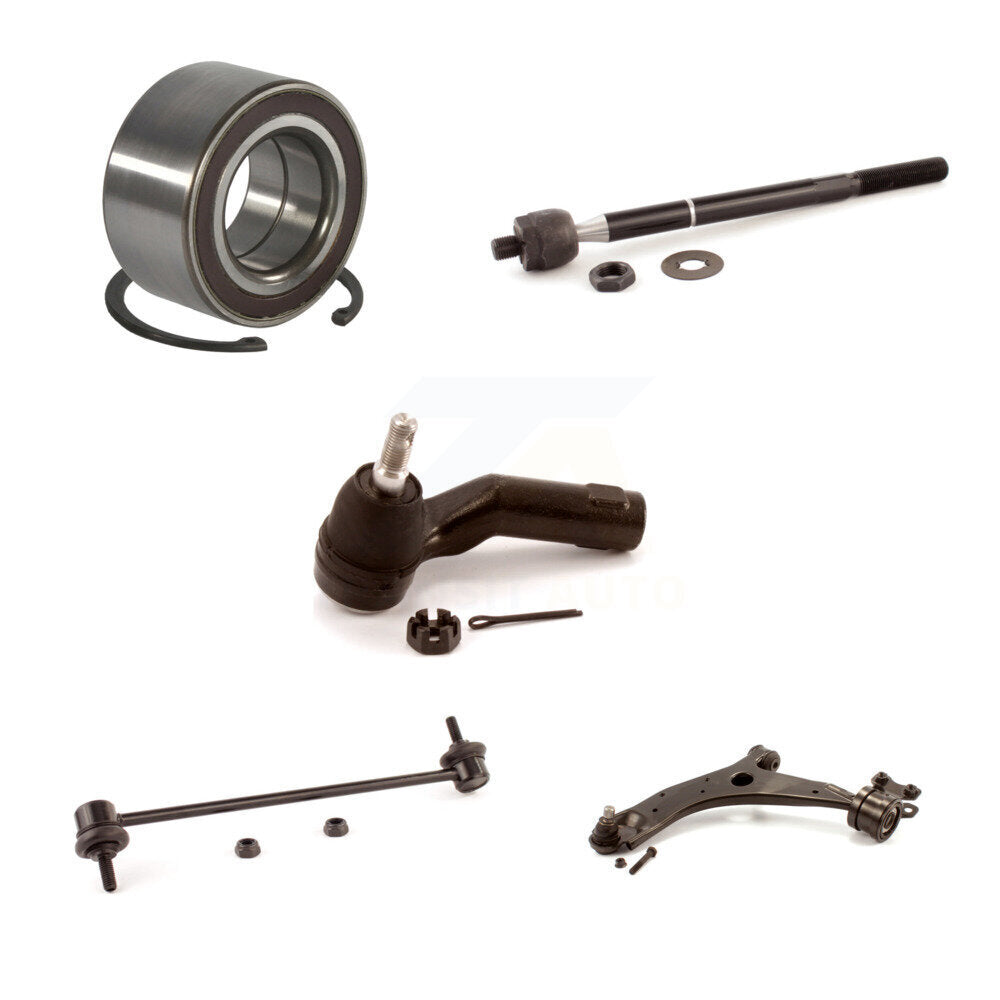 Bearing Lower Control Arm Tie Rod Link Front Left Kit (5Pc) For Mazda 3 5 Sport