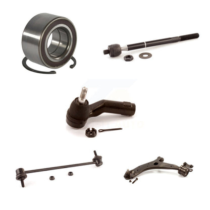 Bearing Lower Control Arm Tie Rod Link Front Left Kit (5Pc) For Mazda 3 5 Sport
