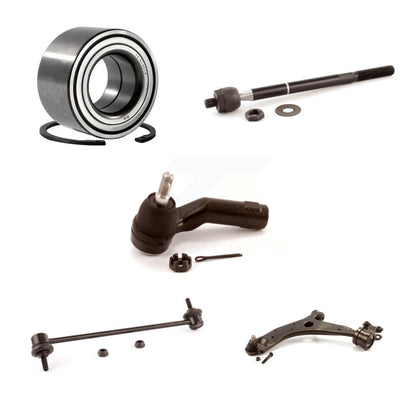 Bearing Lower Control Arm with BJ Tie Rod Link Front Left Kit (5Pc) For Mazda 3