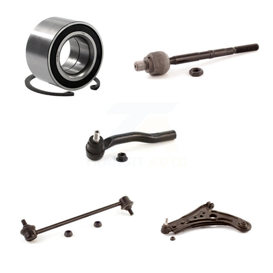 Bearing Lower Arm Tie Rod & Link Front Left Kit (5Pc) For Chevrolet Aveo Pontiac