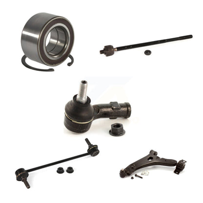 Wheel Bearing Lower Control Arm Tie Rod Link Front Left Kit (5Pc) For Ford Focus