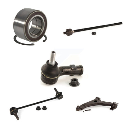 Wheel Bearing Lower Control Arm Tie Rod Link Front Left Kit (5Pc) For Ford Focus