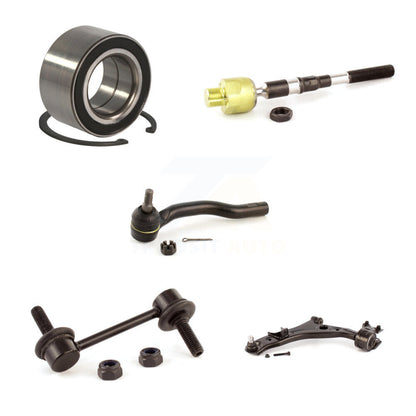 Bearing Lower Control Arm Tie Rod & Link Front Left Kit (5Pc) For Ford Edge MKX