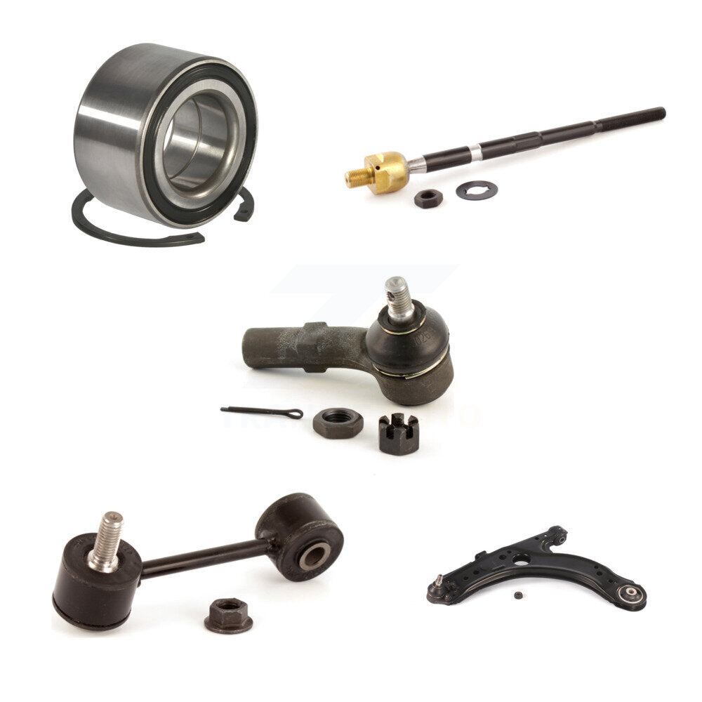 Bearing Lower Control Arm Tie Rod Link Front Left Kit (5Pc) For Volkswagen Jetta