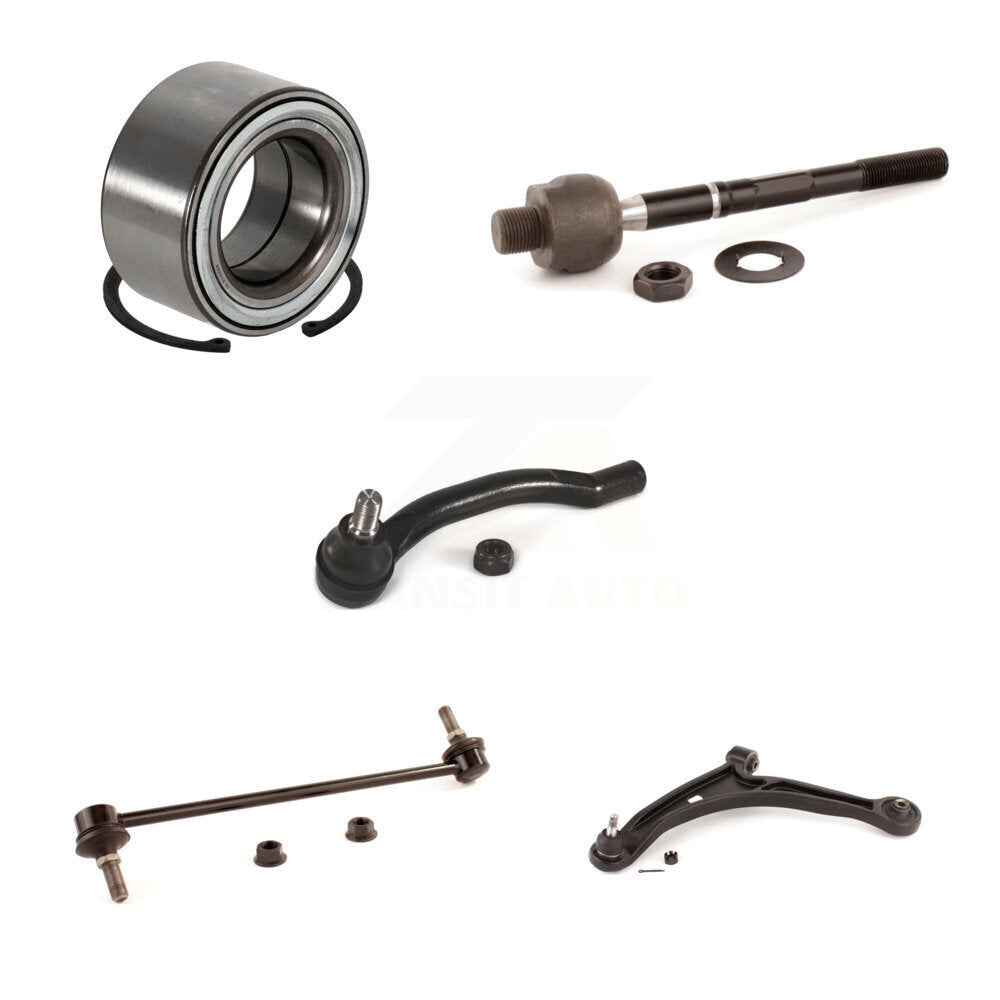 Bearing Lower Control Arm Tie Rod Link Front Left Kit (5Pc) For Honda Pilot MDX