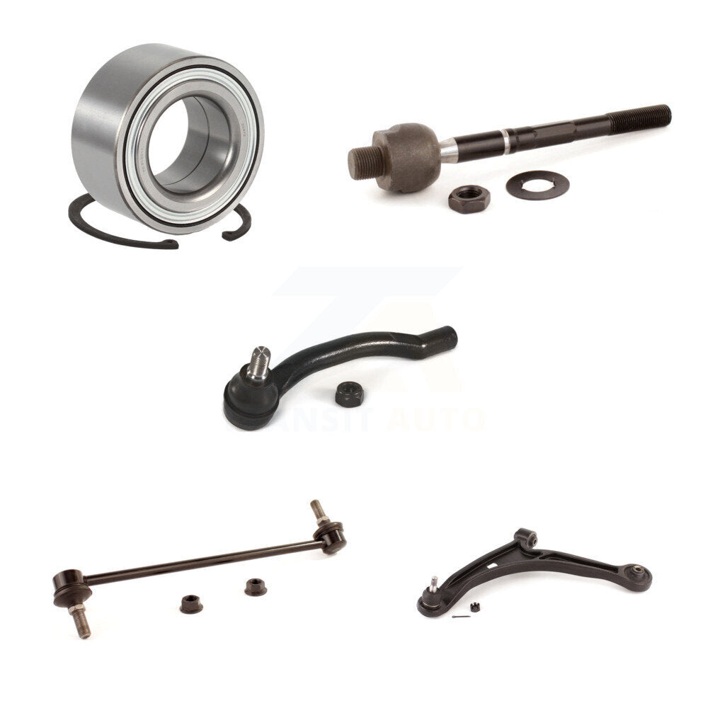 Bearing Lower Control Arm Tie Rod Link Front Left Kit (5Pc) For Honda Pilot MDX