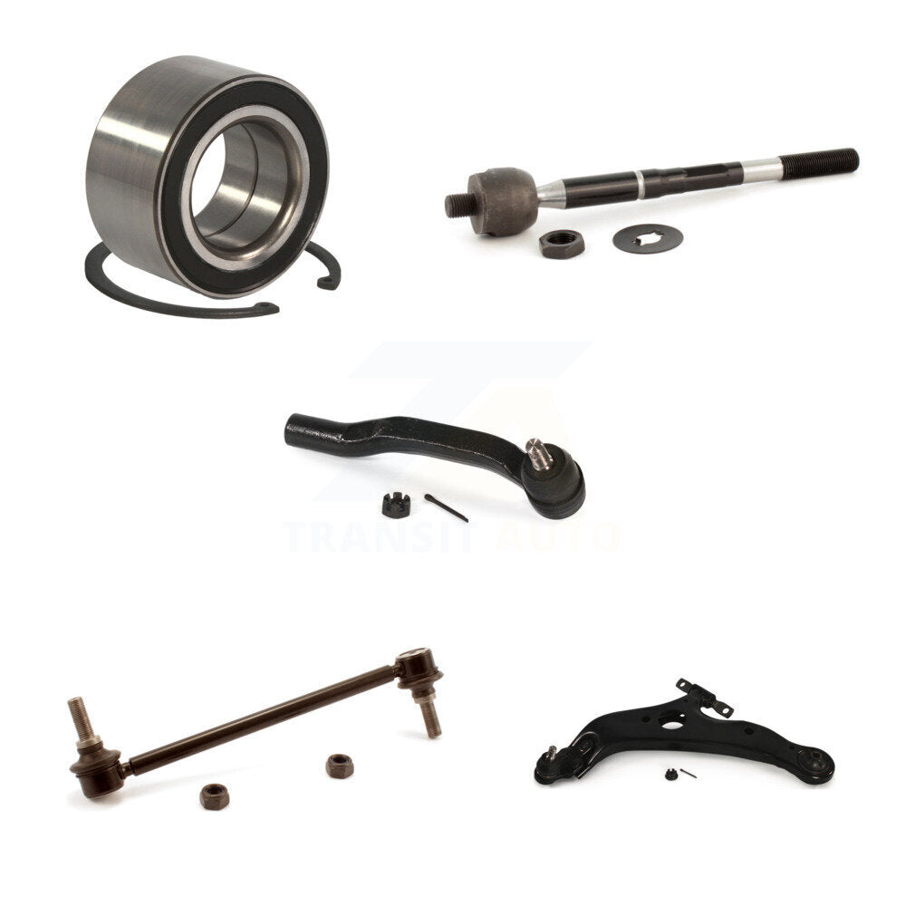Bearing Lower Arm Tie Rod Link Front Left Kit (5Pc) For 2004-2010 Toyota Sienna