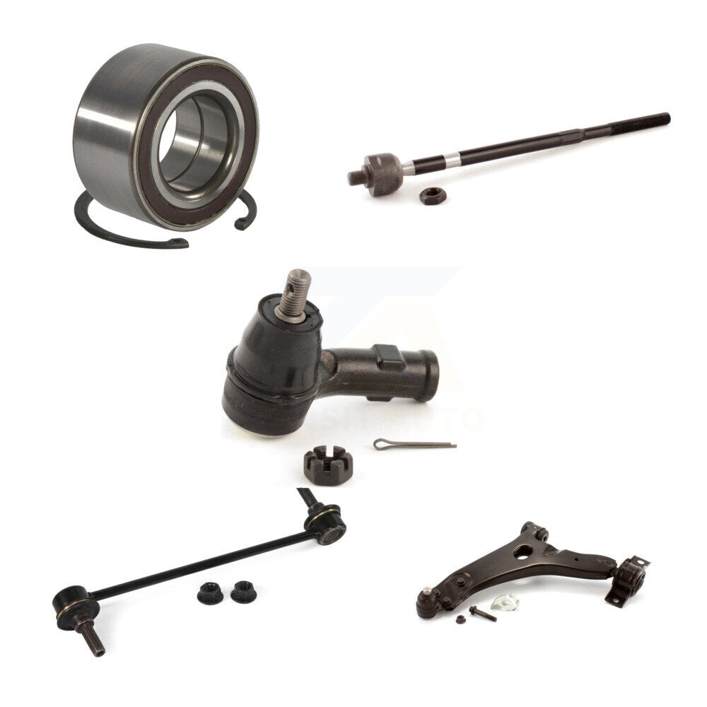 Bearing Lower Control Arm Tie Rod Link Front Left Kit (5Pc) For 2008 Ford Focus