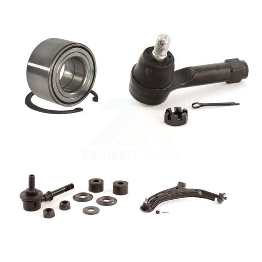Bearing Lower Control Arm Outer Tie Rod & Link Front Left Kit For Nissan Sentra