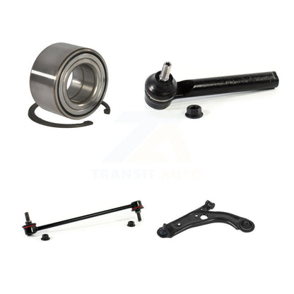 Bearing Lower Control Arm with BJ Outer Tie Rod Link Front Left Kit For Fiat 500