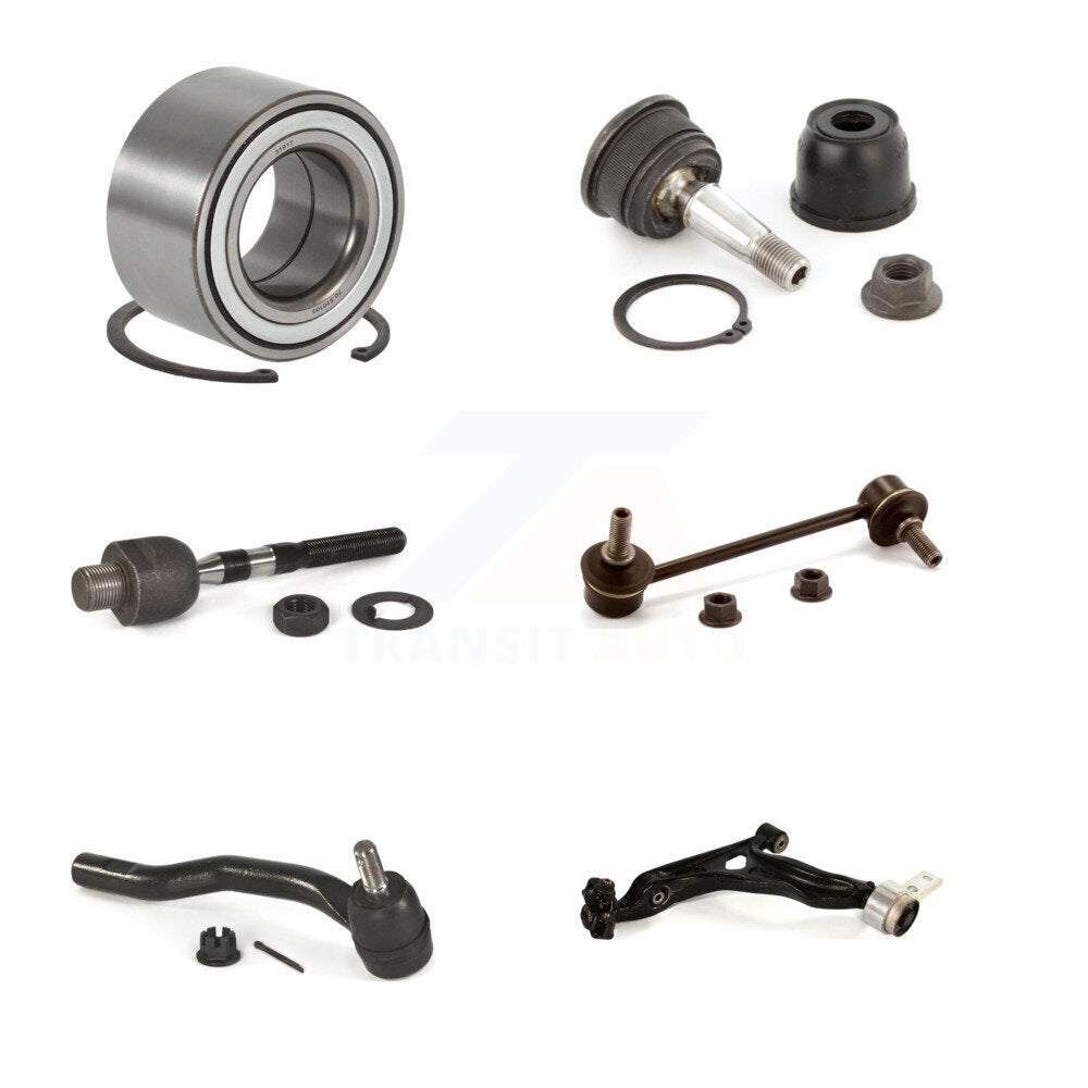 Bearing Lower Control Arm Upper Ball Joint Tie Rod End Link Front Right Kit For