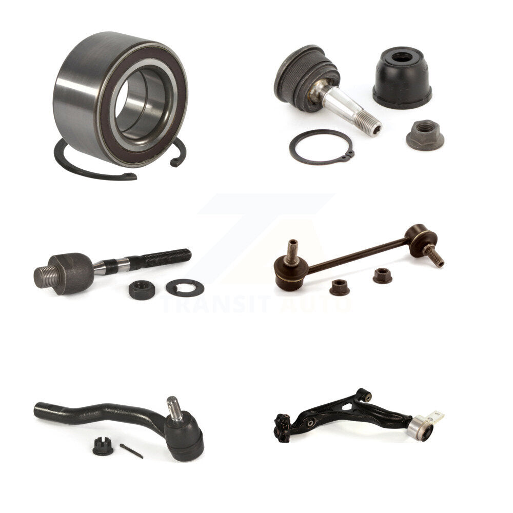 Bearing Lower Control Arm Upper Ball Joint Tie Rod End Link Front Right Kit For