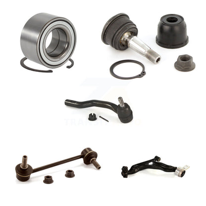 Wheel Lower Control Arm Upper Ball joint Outer Tie Rod Link Front Right Kit For