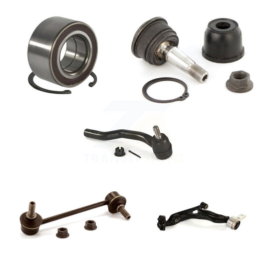 Wheel Lower Control Arm Upper Ball joint Outer Tie Rod Link Front Right Kit For
