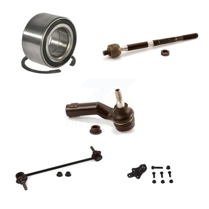 Wheel Bearing Lower Ball Joint Tie Rod Link Front Right Kit (5Pc) For Ford Focus