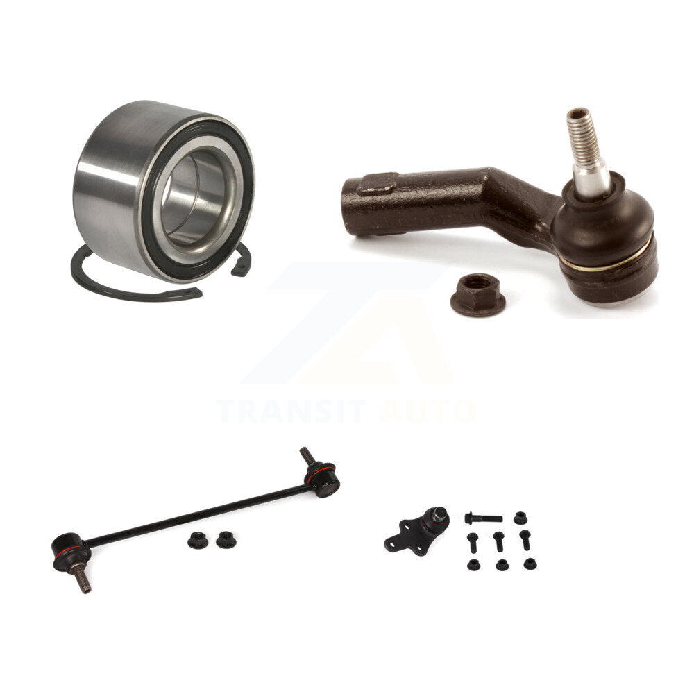 Wheel Bearing Lower Ball Joint Outer Tie Rod Link Front Right Kit For Ford Focus