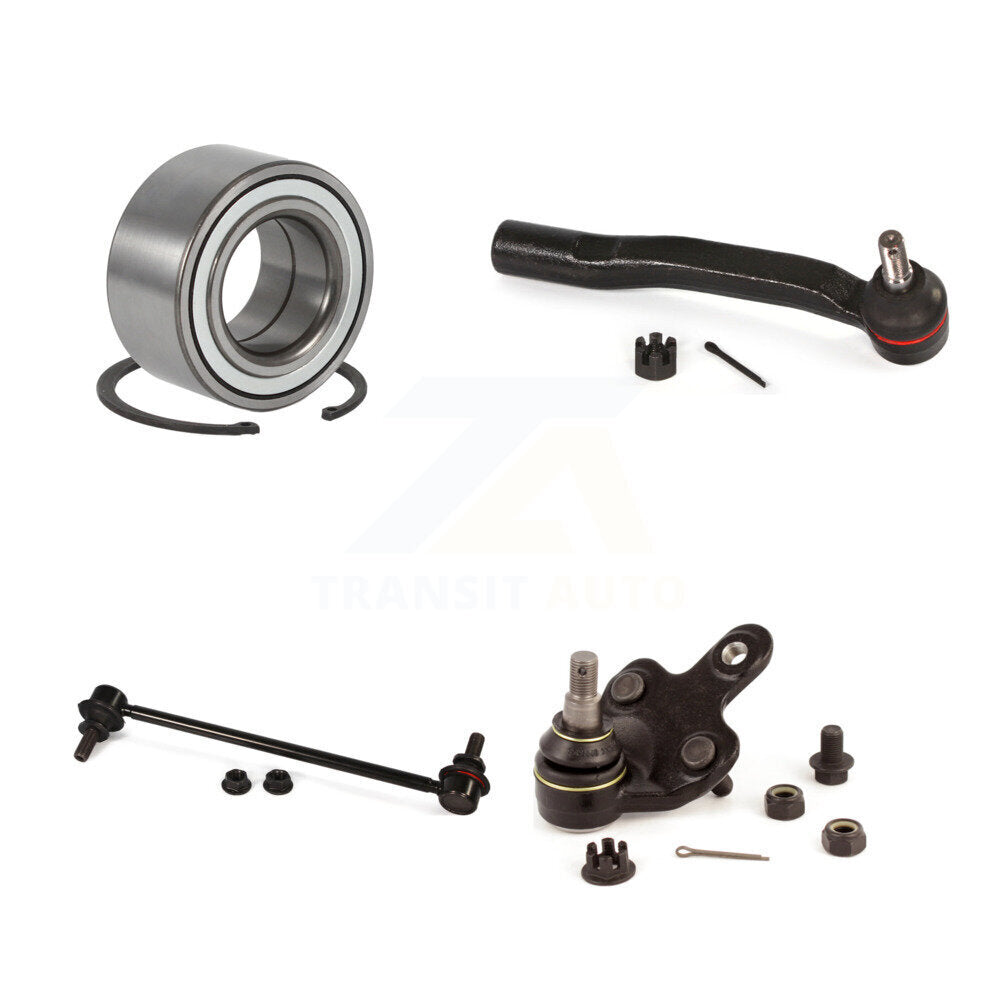 Bearing Lower Ball Joint Outer Tie Rod & Link Front Right Kit For Toyota Sienna