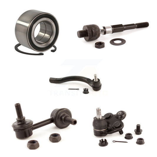 Bearing Lower Ball Joint Tie Rod Link Front Right Kit (5Pc) For Honda Civic 1.8L