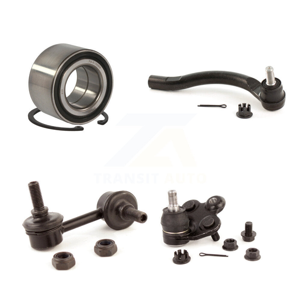 Bearing Lower Ball Joint Outer Tie Rod End Link Front Right Kit For Honda Civic