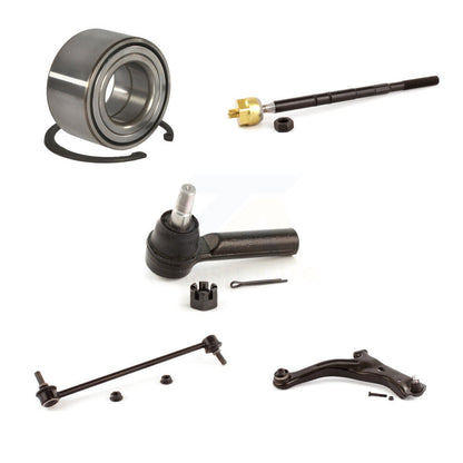 Wheel Bearing Lower Arm Tie Rod Link Front Right Kit (5Pc) For Ford Escape Mazda