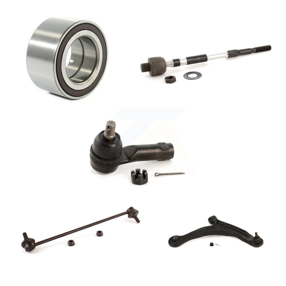 Bearing Lower Arm Tie Rod & Link Front Right Kit (5Pc) For 06-14 Honda Ridgeline