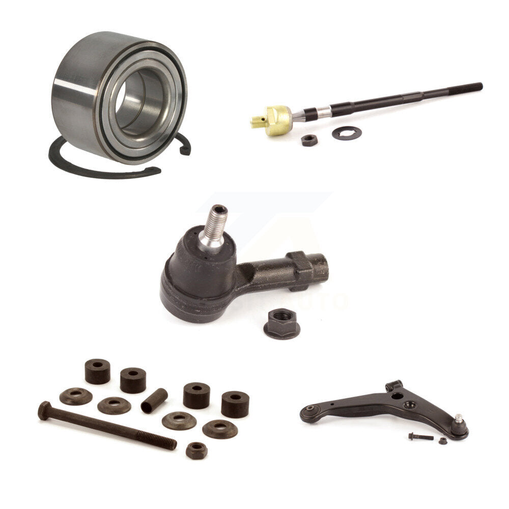 Bearing Lower Control Arm Tie Rod End Link Front Right Kit For Mitsubishi Lancer