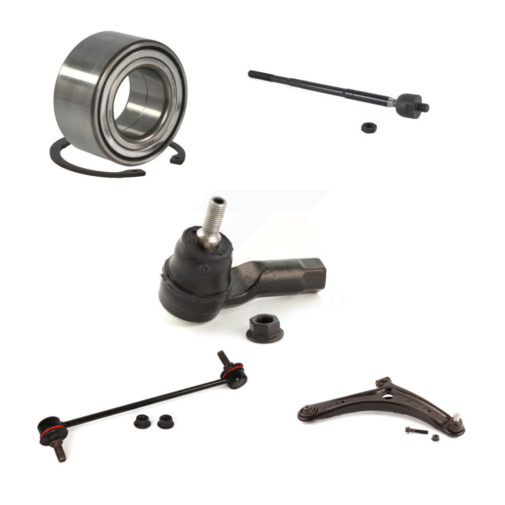 Bearing Lower Arm Tie Rod & Link Front Right Kit (5Pc) For Mitsubishi RVR Lancer