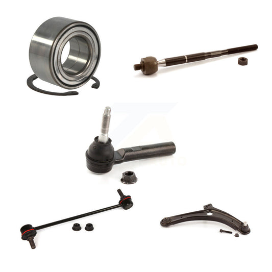Bearing Lower Arm Tie Rod & Link Front Right Kit (5Pc) For Jeep Patriot Compass