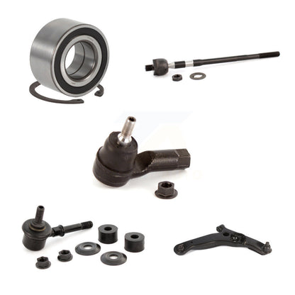 Bearing Lower Arm Tie Rod & Link Front Right Kit (5Pc) For Mitsubishi Outlander