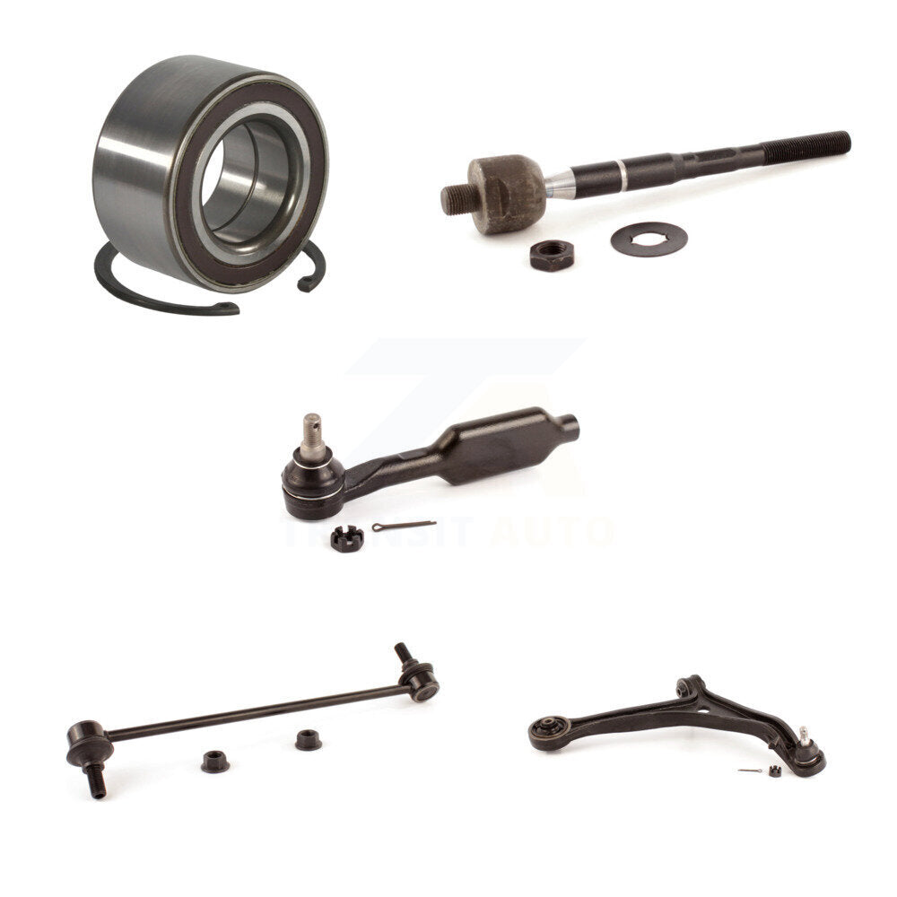 Bearing Lower Control Arm Tie Rod & Link Front Right Kit (5Pc) For Honda Odyssey