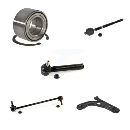 Wheel Bearing Lower Control Arm Tie Rod Link Front Right Kit (5Pc) For Fiat 500