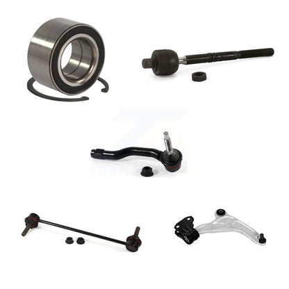Wheel Bearing Lower Control Arm Tie Rod Link Front Right Kit (5Pc) For Ford Edge