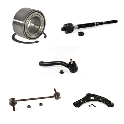 Bearing Lower Control Arm Tie Rod & Link Front Right Kit (5Pc) For Nissan Micra