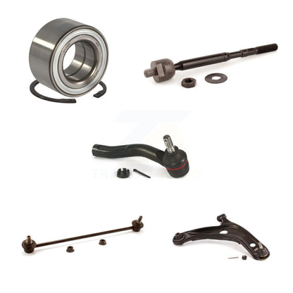 Bearing Lower Arm Tie Rod & Link Front Right Kit (5Pc) For Toyota Yaris Prius C