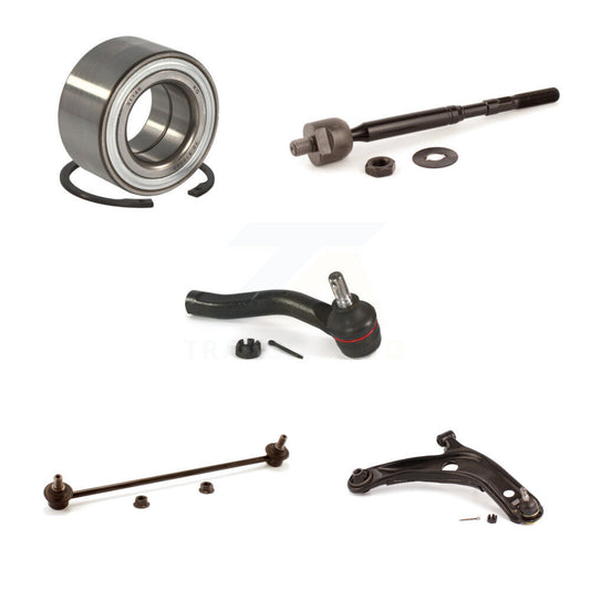Bearing Lower Arm Tie Rod & Link Front Right Kit (5Pc) For Toyota Yaris Prius C