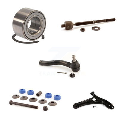 Bearing Lower Control Arm Tie Rod End Link Front Right Kit (5Pc) For Toyota Echo