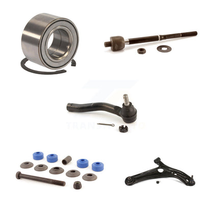 Bearing Lower Control Arm Tie Rod End Link Front Right Kit (5Pc) For Toyota Echo