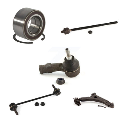 Bearing Lower Control Arm Tie Rod End Link Front Right Kit (5Pc) For Ford Focus