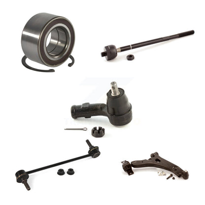 Bearing Lower Control Arm Tie Rod End Link Front Right Kit (5Pc) For Ford Focus