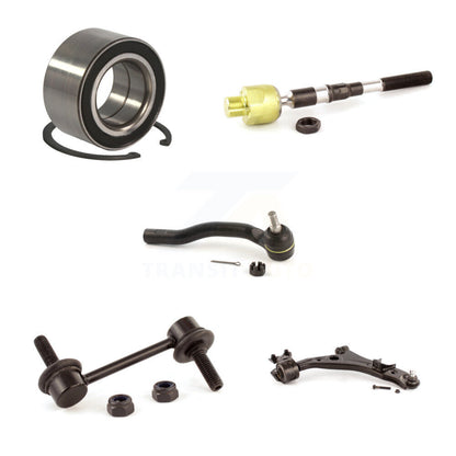 Bearing Lower Control Arm Tie Rod & Link Front Right Kit (5Pc) For Ford Edge MKX