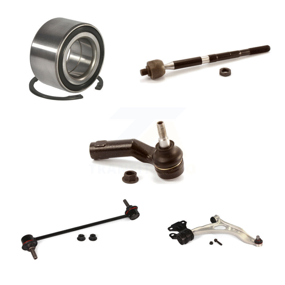 Bearing Lower Control Arm Tie Rod End Link Front Right Kit (5Pc) For Ford Focus