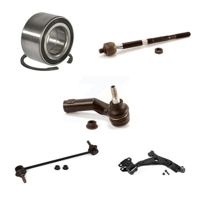 Bearing Lower Control Arm Tie Rod End Link Front Right Kit (5Pc) For Ford Focus