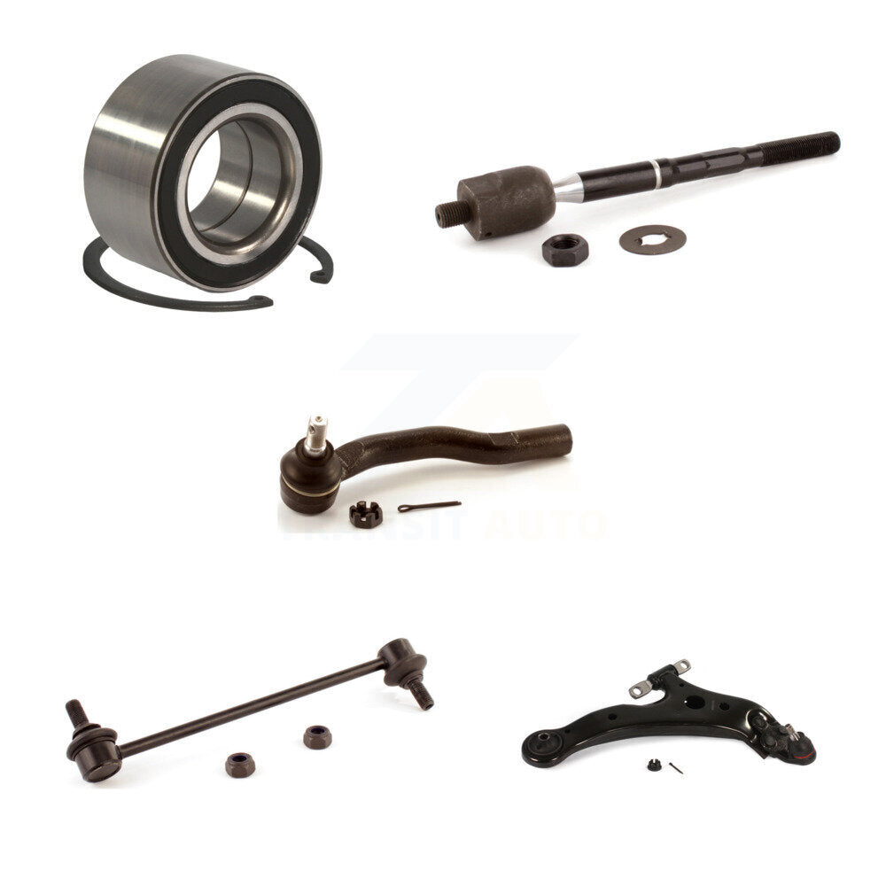 Bearing Lower Arm Tie Rod Link Front Right Kit (5Pc) For 2005-2012 Toyota Avalon