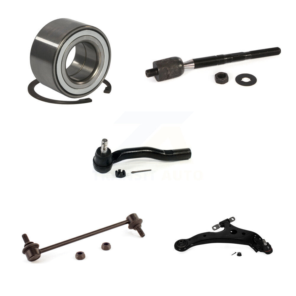 Bearing Lower Control Arm Tie Rod & Link Front Right Kit (5Pc) For Toyota Camry