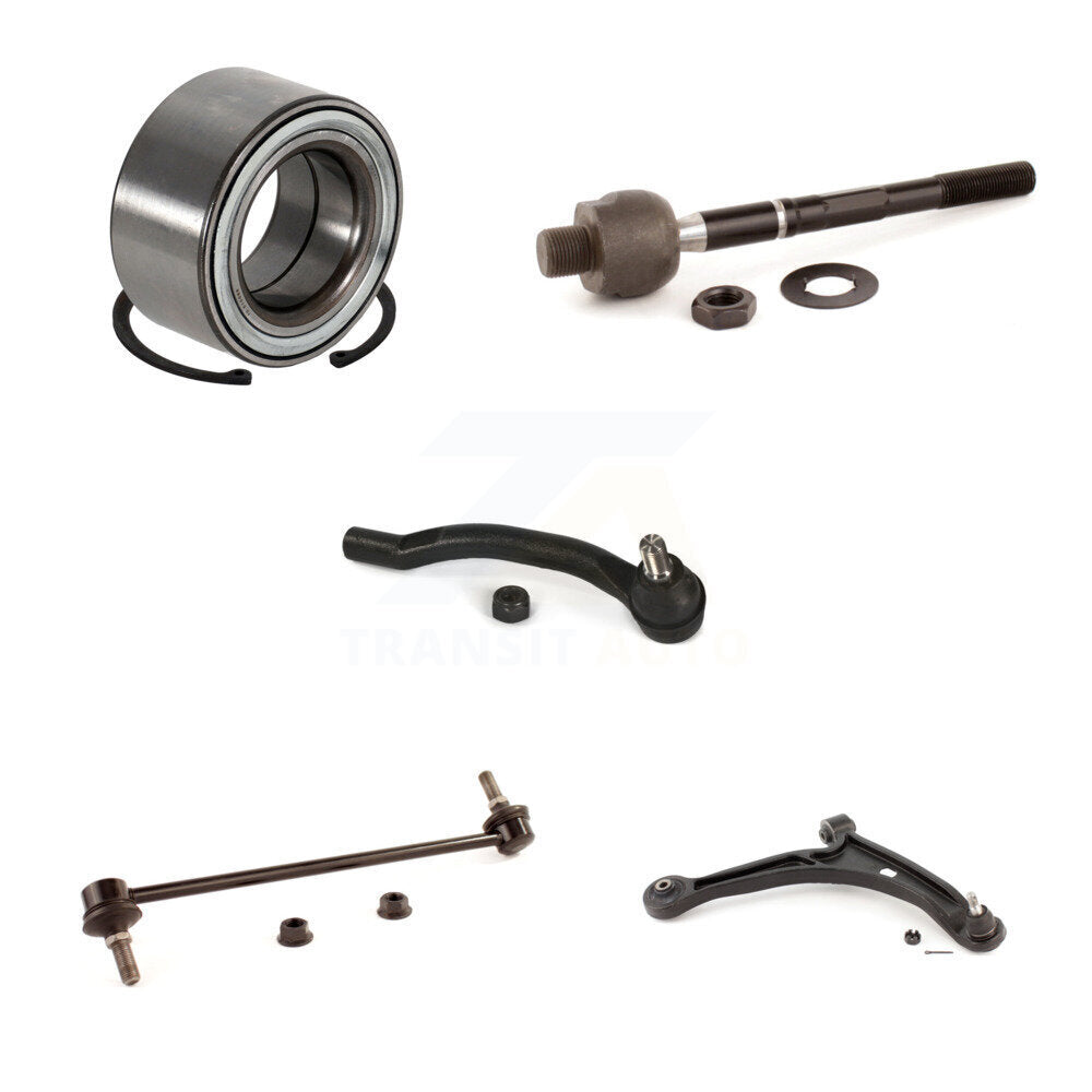 Bearing Lower Control Arm Tie Rod Link Front Right Kit (5Pc) For Honda Pilot MDX