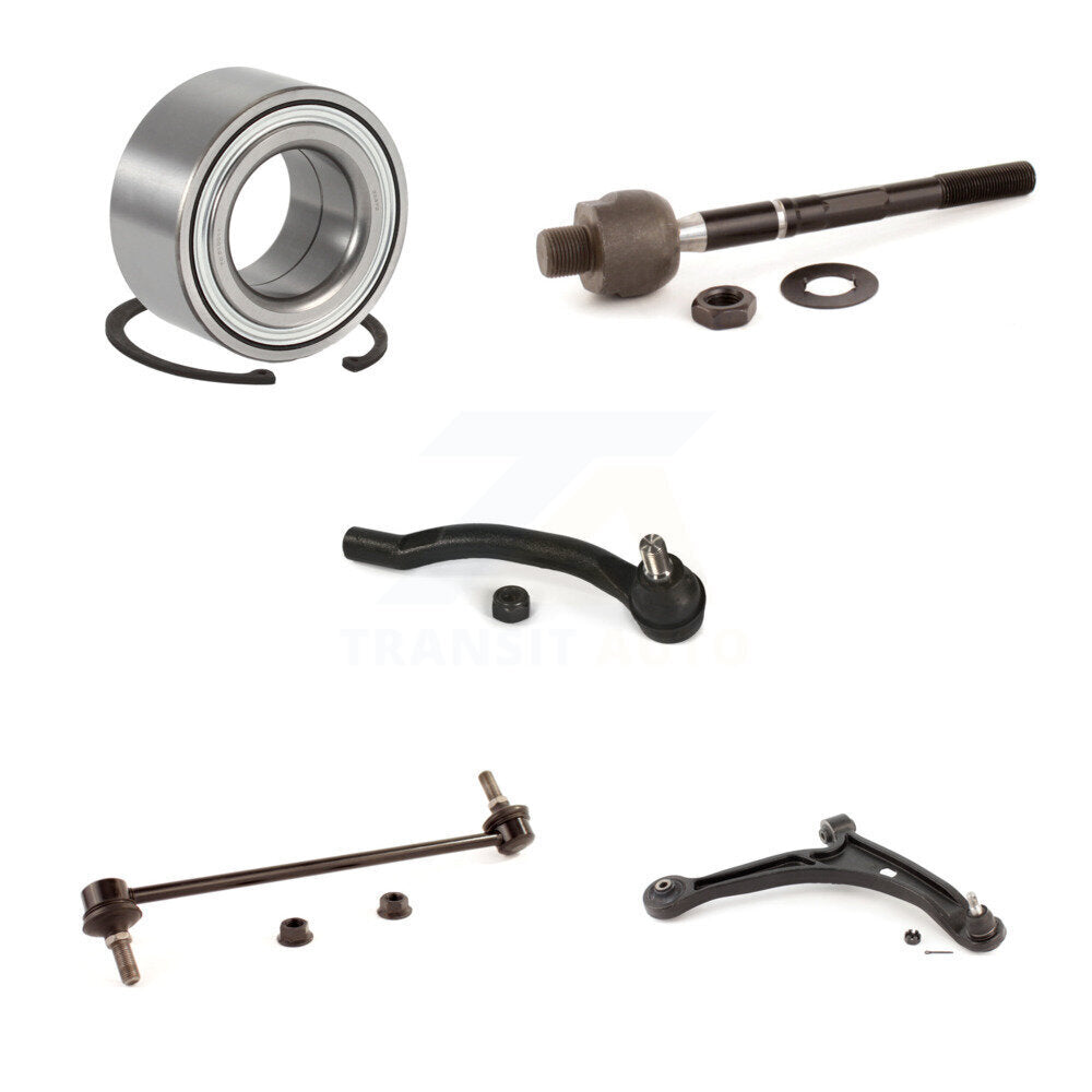 Bearing Lower Control Arm Tie Rod Link Front Right Kit (5Pc) For Honda Pilot MDX
