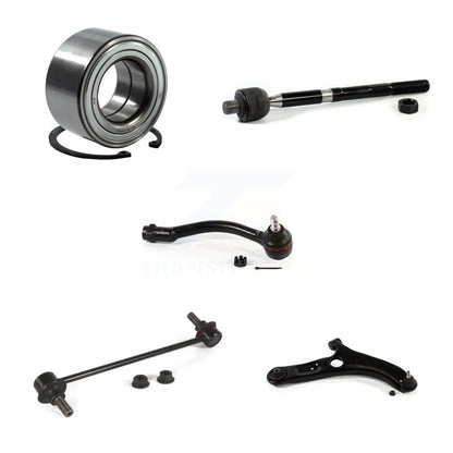 Bearing Lower Control Arm Tie Rod Link Front Right Kit (5Pc) For Kia Forte Koup