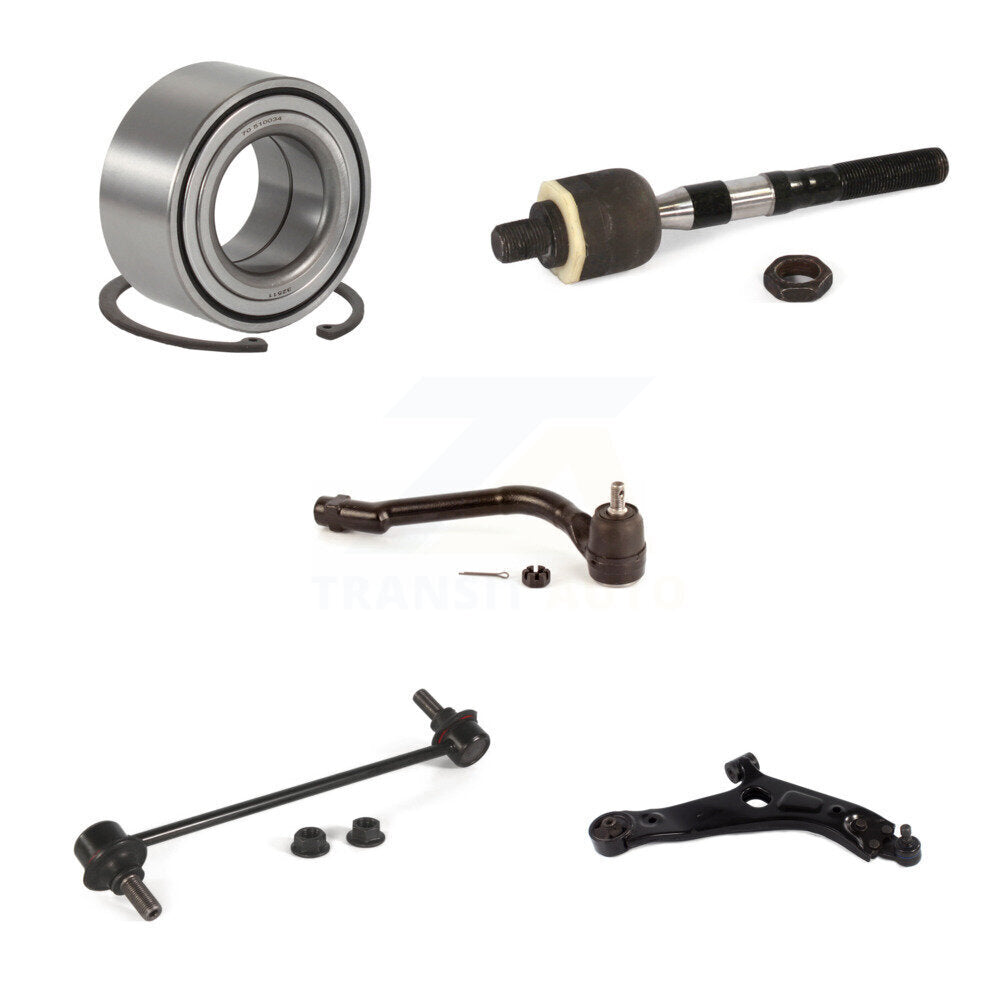 Bearing Lower Control Arm Tie Rod Link Front Right Kit (5Pc) For Hyundai Tucson