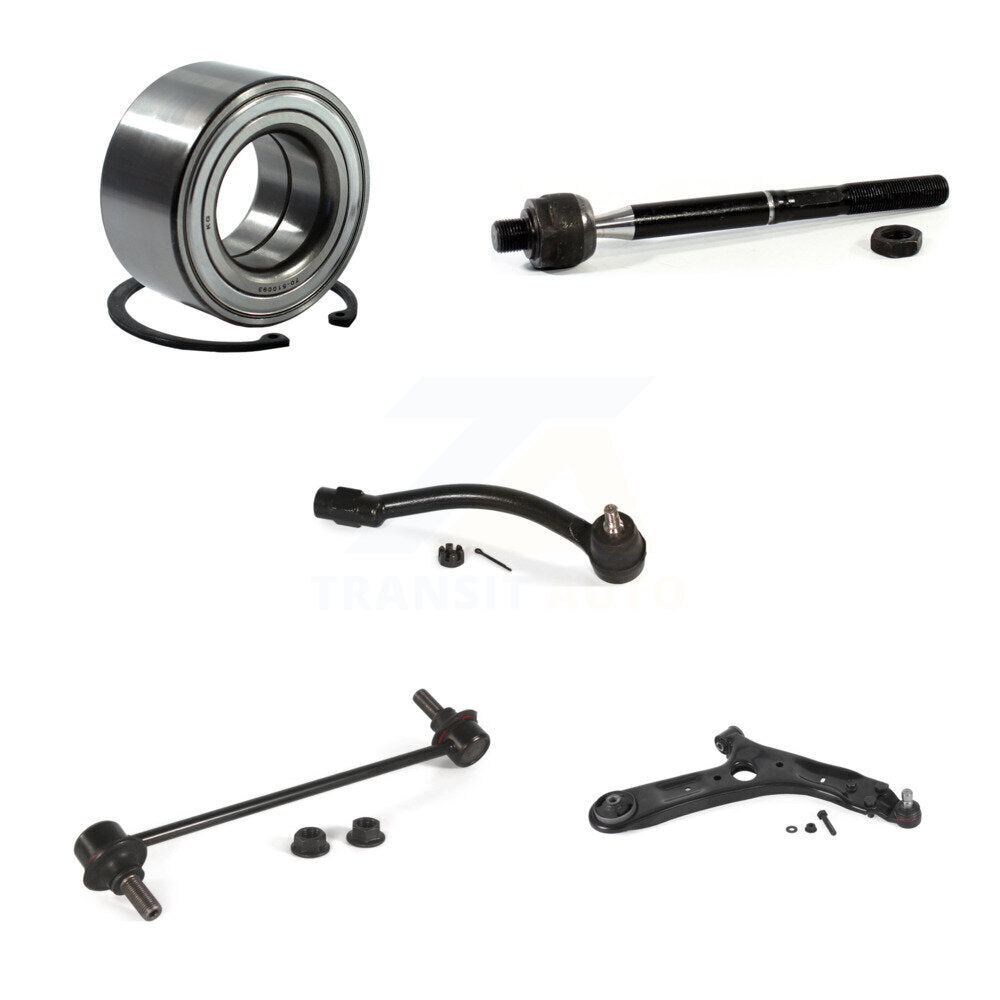 Bearing Lower Control Arm Tie Rod End Link Front Right Kit (5Pc) For Kia Soul EV