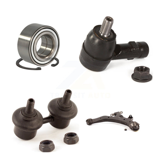 Bearing Lower Arm Outer Tie Rod & Link Front Right Kit For 01-06 Hyundai Elantra